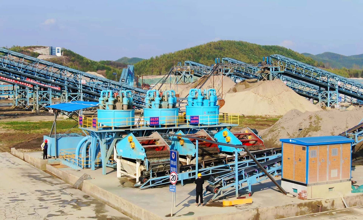 石英砂洗沙生產線